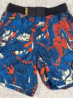Half Sumo Collective Grappling Fight Shorts Blue Dragon Medium